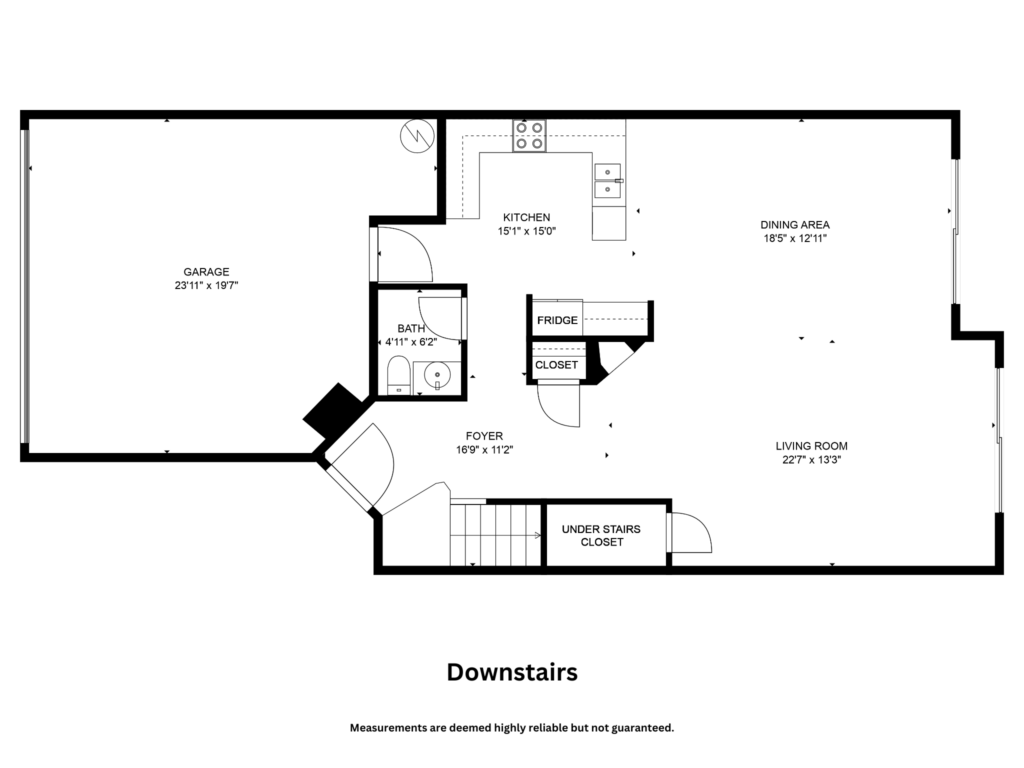 condo downstair floor plan