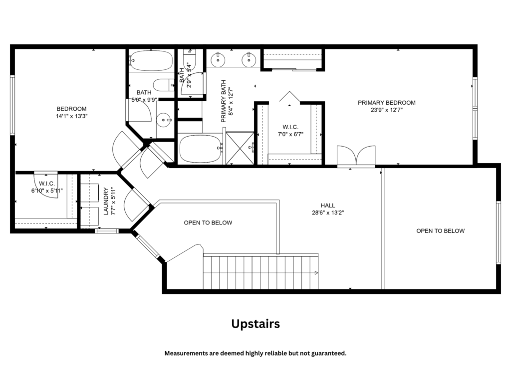 condo upstairs floor plan